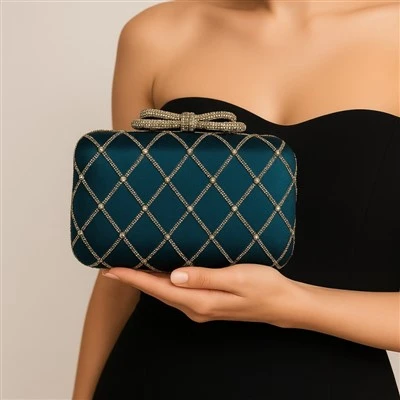Bolsos de noche de embrague brillantes para boda